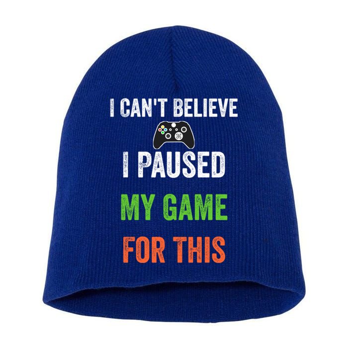 I Cant Believe I Paused My Game For This Cool Gift Short Acrylic Beanie