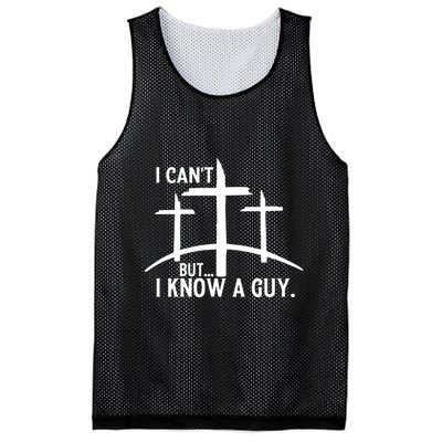 I CanT But I Know A Guy Christian Mesh Reversible Basketball Jersey Tank