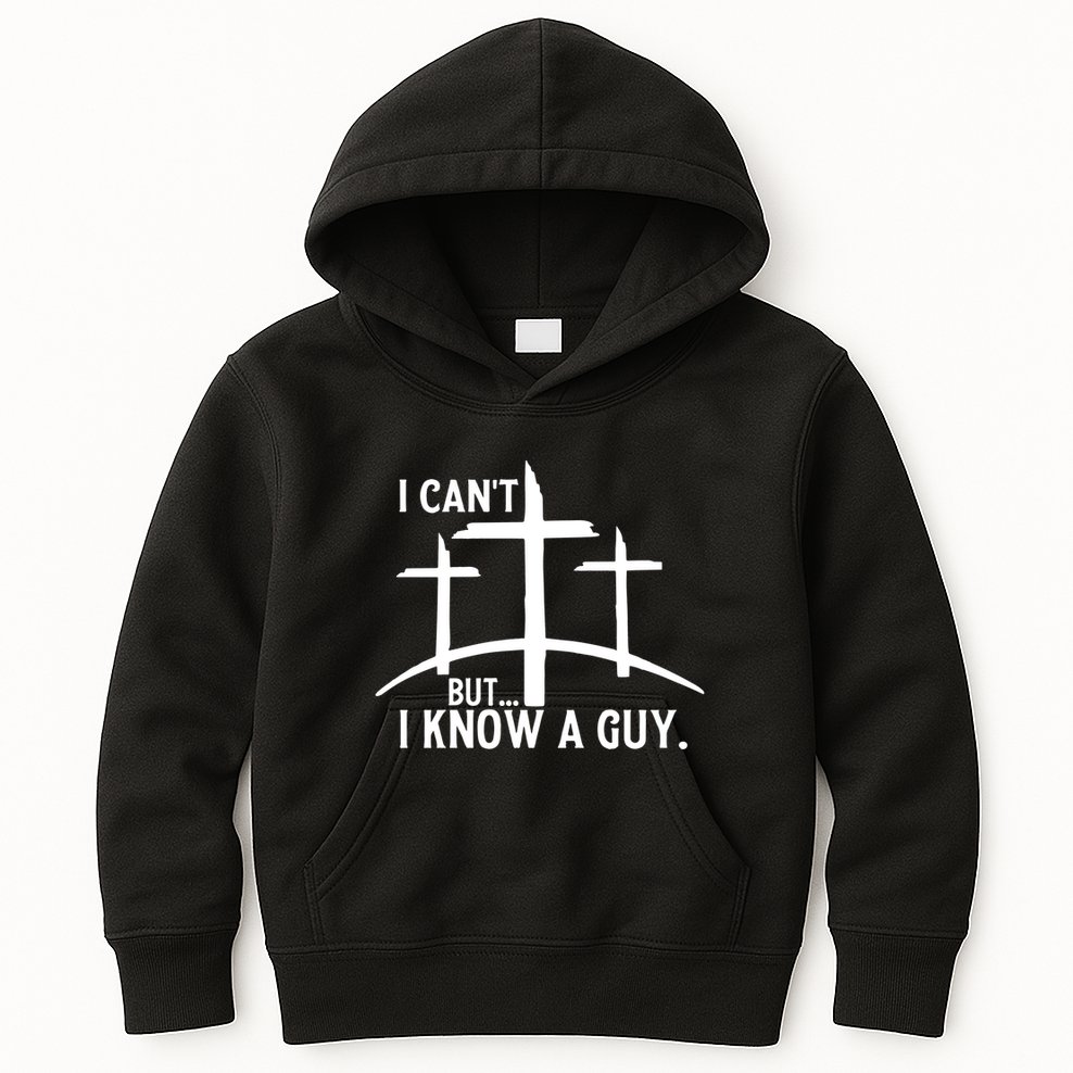 I CanT But I Know A Guy Christian Kids Hoodie