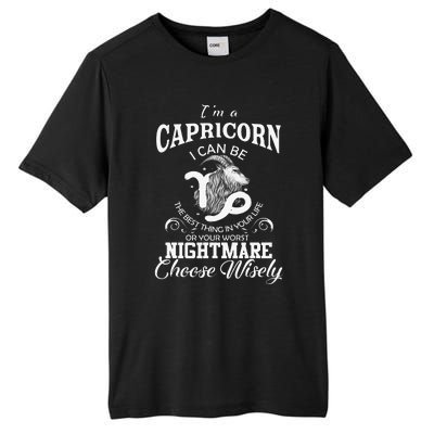 I Can Be! Capricorn Zodiac Sign Wo Man Birthday Gift Tall Fusion ChromaSoft Performance T-Shirt