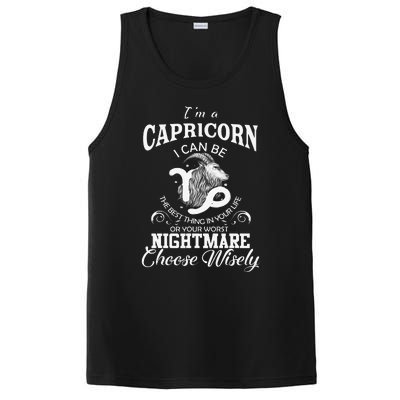 I Can Be! Capricorn Zodiac Sign Wo Man Birthday Gift PosiCharge Competitor Tank