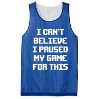 I Cant Believe I Paused My Game For This Gift Mesh Reversible Basketball Jersey Tank