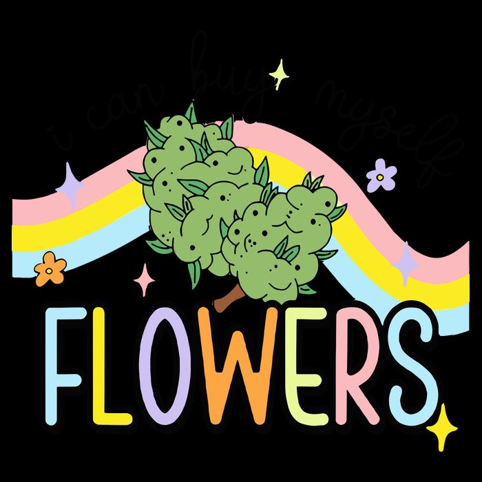 I Can Buy Myself Flowers Weed Funny Cannabis City Backpack