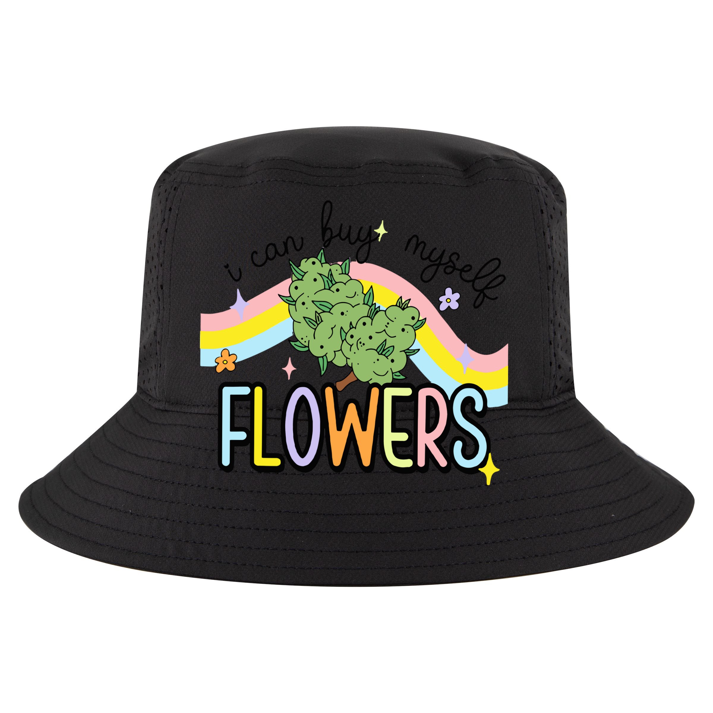 I Can Buy Myself Flowers Weed Funny Cannabis Cooling Performance Crew T-Shirt