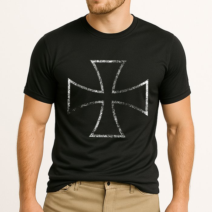 Iron Cross Bikers Cooling Performance Crew T-Shirt