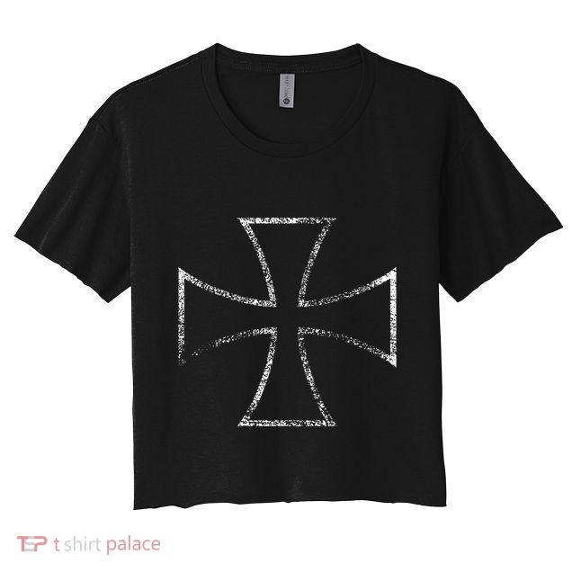 Iron Cross Bikers Crop Top