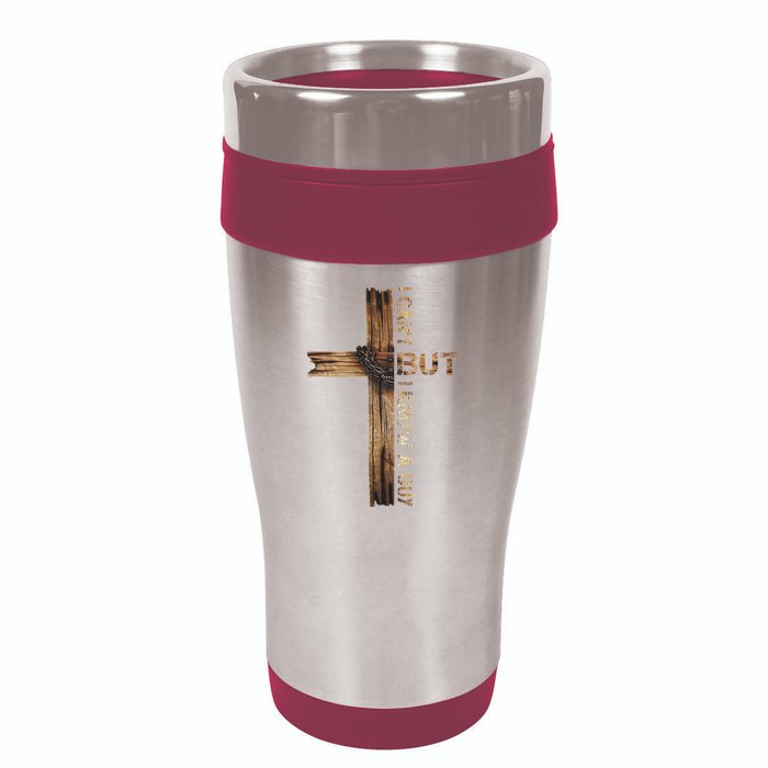 I Cant But I Know A Guy Jesus Cross Christian Believer  16oz Travel Tumbler