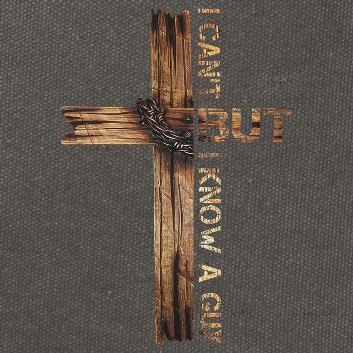 I Cant But I Know A Guy Jesus Cross Christian Believer  Cotton Canvas Backpack