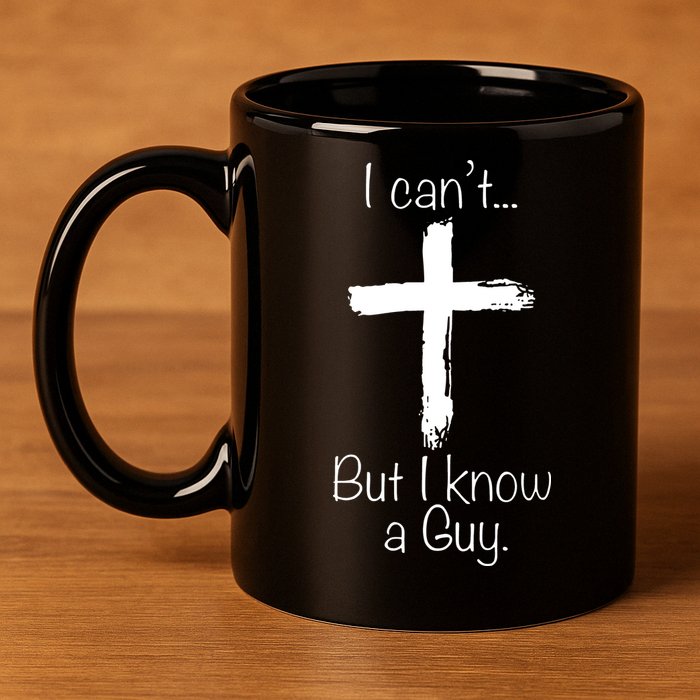I Can’t But I Know A Guy 11oz C Handle Ceramic Mug