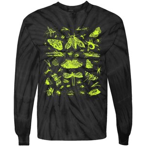 Insect Collection Bugs Entomologists Tie-Dye Long Sleeve Shirt