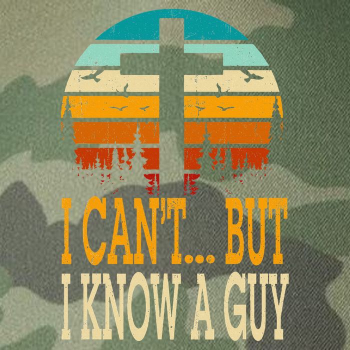 I Cant But I Know A Guy Jesus Cross Religious Christian Legacy Tie Dye Trucker Hat