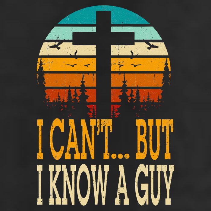 I Cant But I Know A Guy Jesus Cross Religious Christian Microfiber Hand Towel