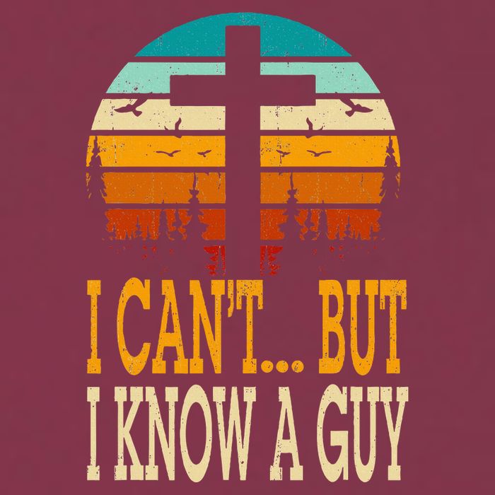 I Cant But I Know A Guy Jesus Cross Religious Christian 16oz Travel Tumbler