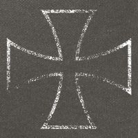 Iron Cross Bikers Cotton Canvas Backpack