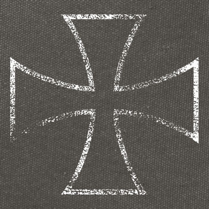 Iron Cross Bikers Cotton Canvas Backpack