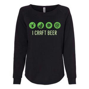 I Craft Beer Water Barley Malt Hops Yeast Brewer Ipa Gift Womens California Wash Sweatshirt