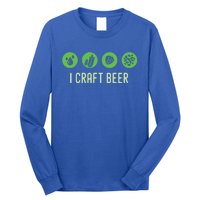 I Craft Beer Water Barley Malt Hops Yeast Brewer Ipa Gift Long Sleeve Shirt