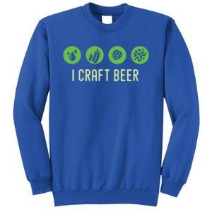 I Craft Beer Water Barley Malt Hops Yeast Brewer Ipa Gift Sweatshirt