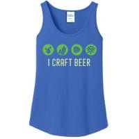 I Craft Beer Water Barley Malt Hops Yeast Brewer Ipa Gift Ladies Essential Tank