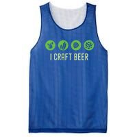 I Craft Beer Water Barley Malt Hops Yeast Brewer Ipa Gift Mesh Reversible Basketball Jersey Tank