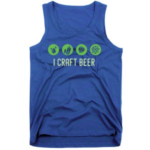 I Craft Beer Water Barley Malt Hops Yeast Brewer Ipa Gift Tank Top