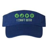 I Craft Beer Water Barley Malt Hops Yeast Brewer Ipa Gift Valucap Bio-Washed Visor