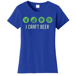 I Craft Beer Water Barley Malt Hops Yeast Brewer Ipa Gift Women's T-Shirt