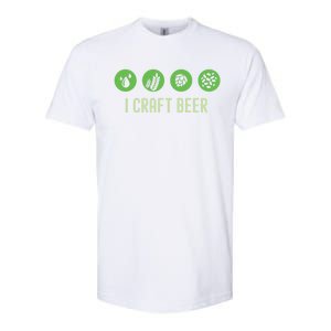 I Craft Beer Water Barley Malt Hops Yeast Brewer Ipa Gift Softstyle CVC T-Shirt