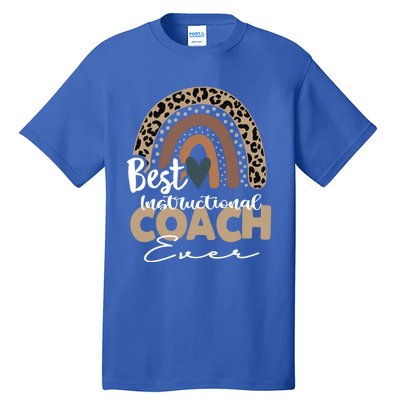 Insructional Coach Boho Rainbow Teacher Appreciation Meaningful Gift Tall T-Shirt