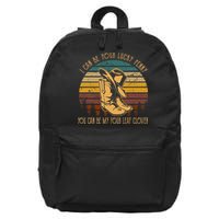 I Can Be Your Luckys Penny You Can Be My Four Leaf Clover 16 in Basic Backpack