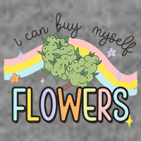 I Can Buy Myself Flowers Funny Stoner Happy 420 Days Cannabis 7-Panel Snapback Hat