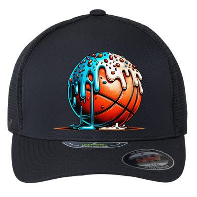 Ice Cream Basketball Drip Basketball Stuff Flexfit Unipanel Trucker Cap