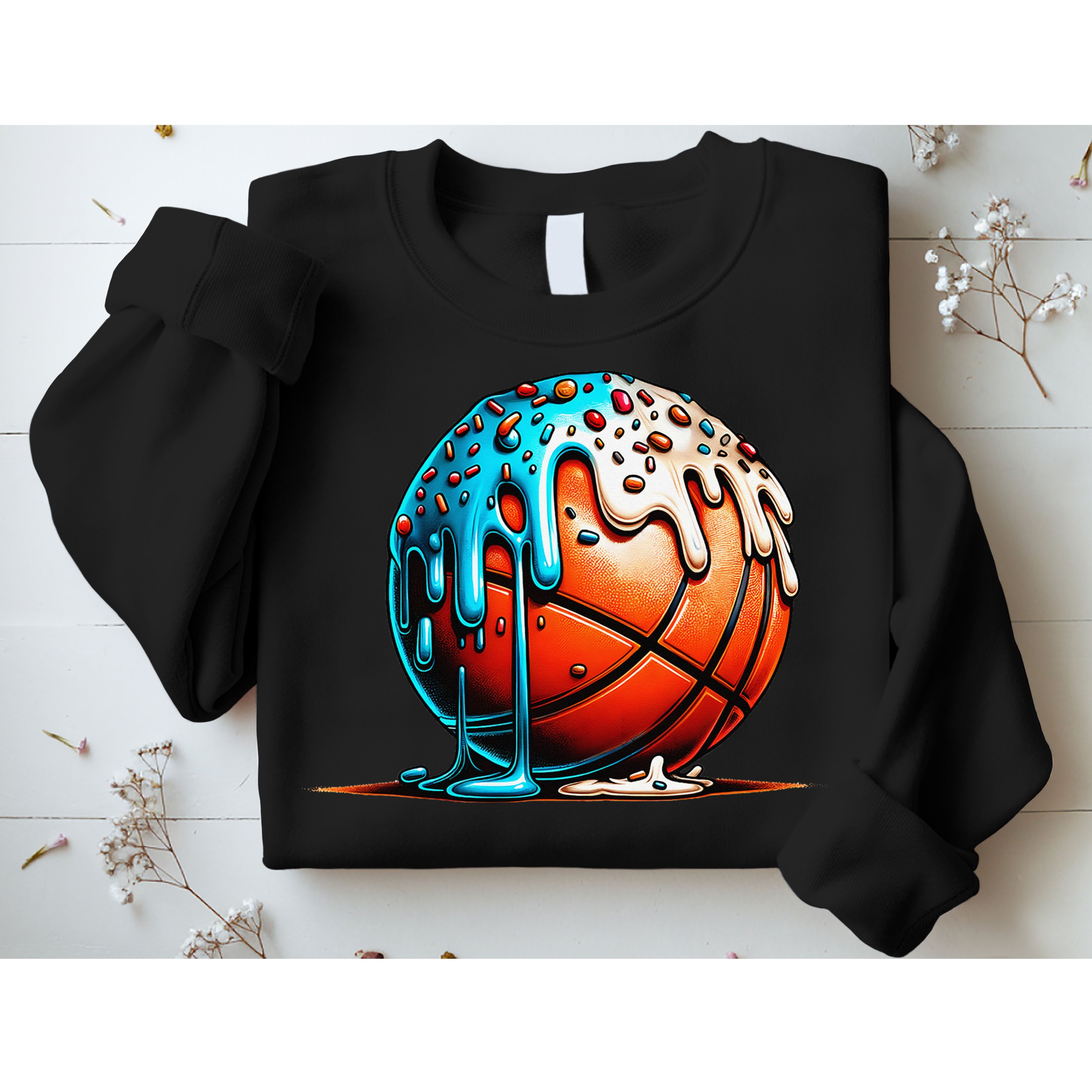 Ice Cream Basketball Drip Basketball Stuff Sweatshirt