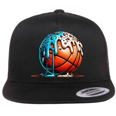 Ice Cream Basketball Drip Basketball Stuff Flatbill Hat