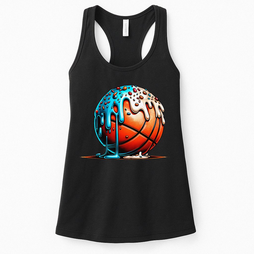 Ice Cream Basketball Drip Basketball Stuff Womens Tank Top