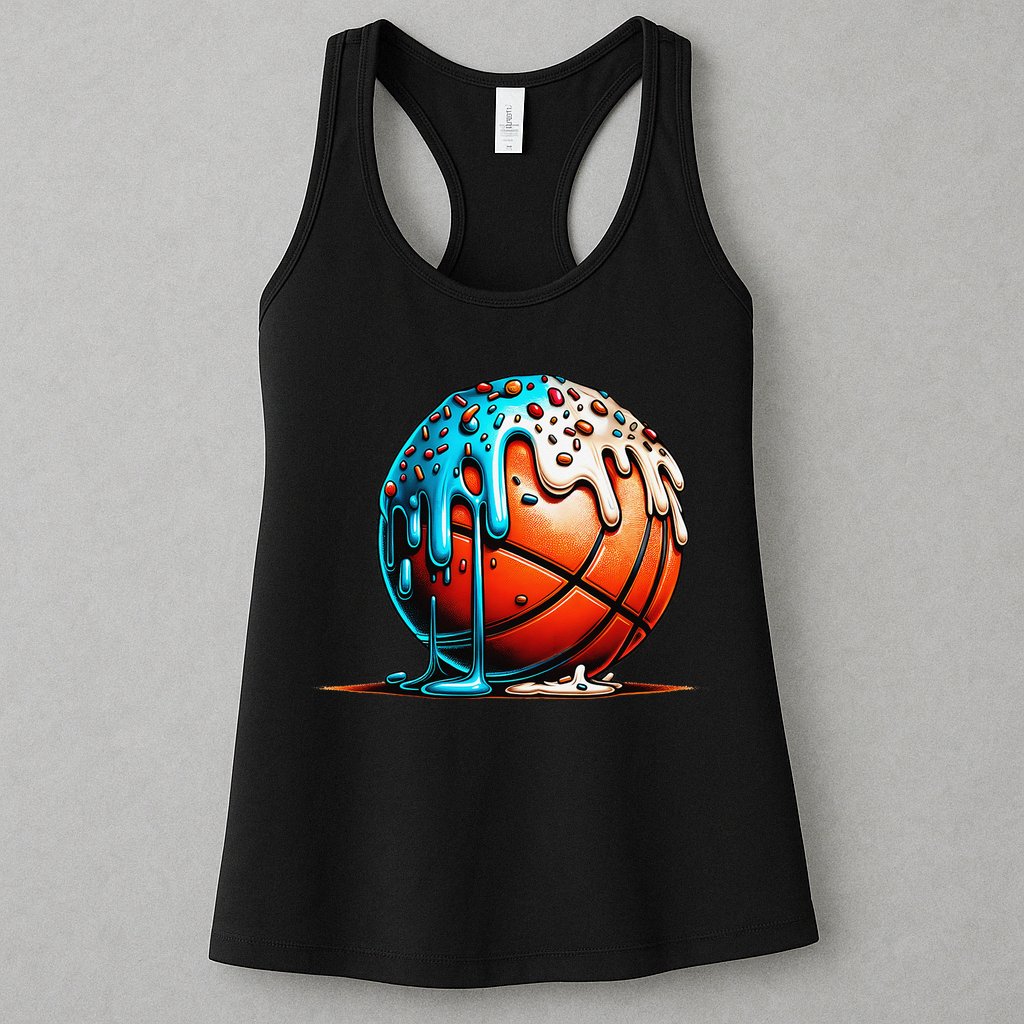 Ice Cream Basketball Drip Basketball Stuff Womens Tank Top