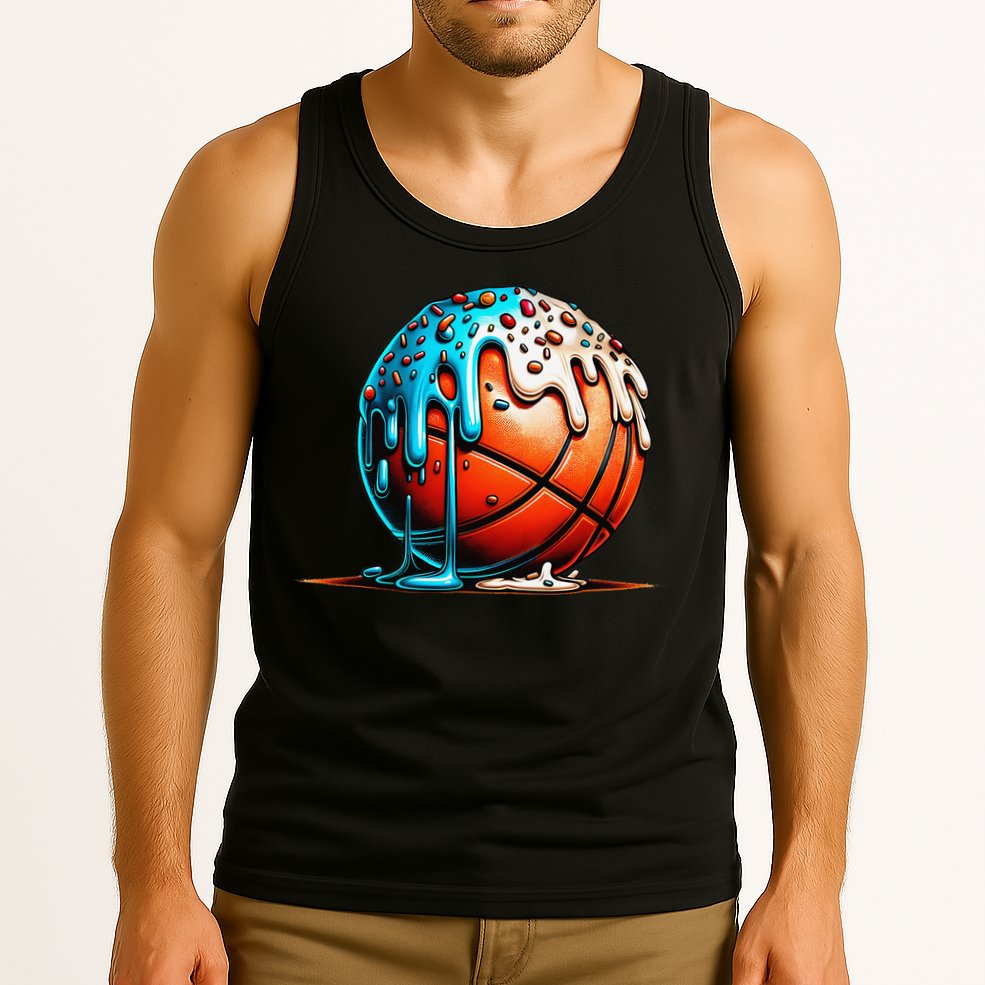 Ice Cream Basketball Drip Basketball Stuff Tank Top