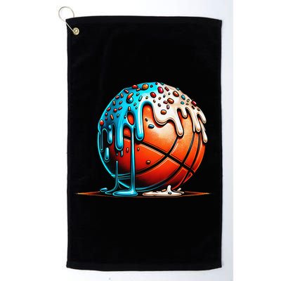 Ice Cream Basketball Drip Basketball Stuff Golf Towel