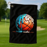 Ice Cream Basketball Drip Basketball Stuff Golf Towel