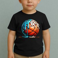 Ice Cream Basketball Drip Basketball Stuff Toddler T-Shirt