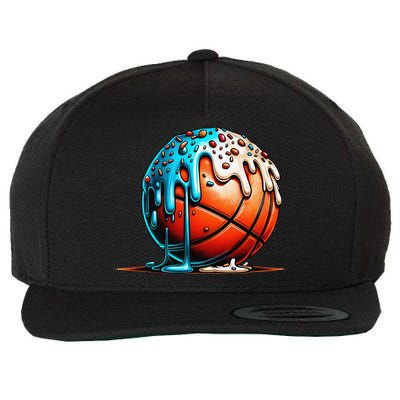 Ice Cream Basketball Drip Basketball Stuff Wool Snapback Cap