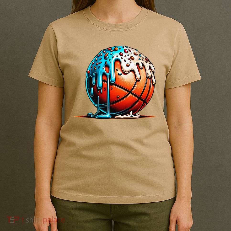 Ice Cream Basketball Drip Basketball Stuff T-Shirt