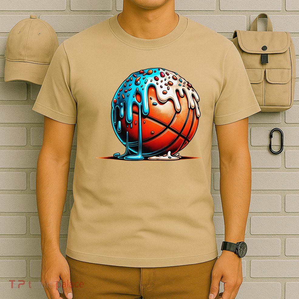 Ice Cream Basketball Drip Basketball Stuff T-Shirt