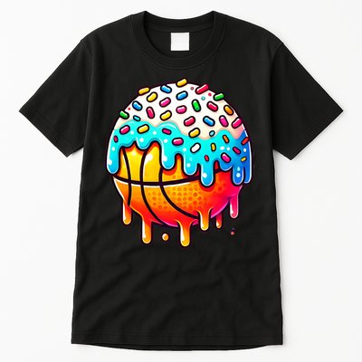 Ice Cream Basketball Drip  Basketball Stuff Tall T-Shirt