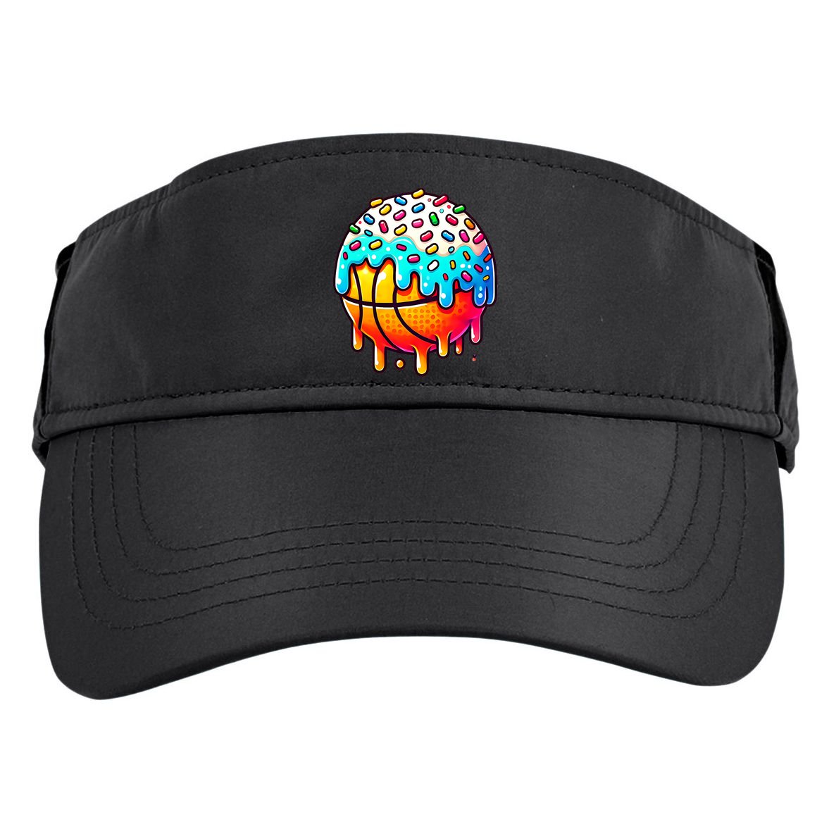 Ice Cream Basketball Drip  Basketball Stuff Adult Drive Performance Visor
