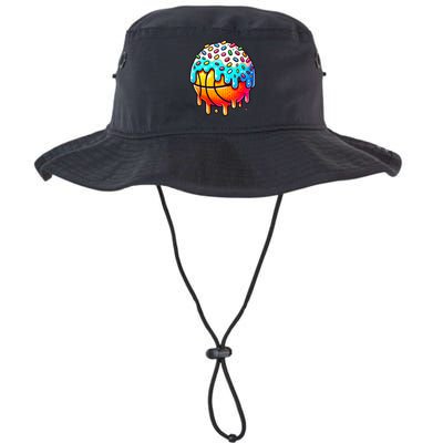 Ice Cream Basketball Drip  Basketball Stuff Bucket Hat