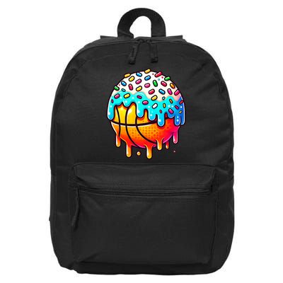 Ice Cream Basketball Drip  Basketball Stuff 16 in Basic Backpack