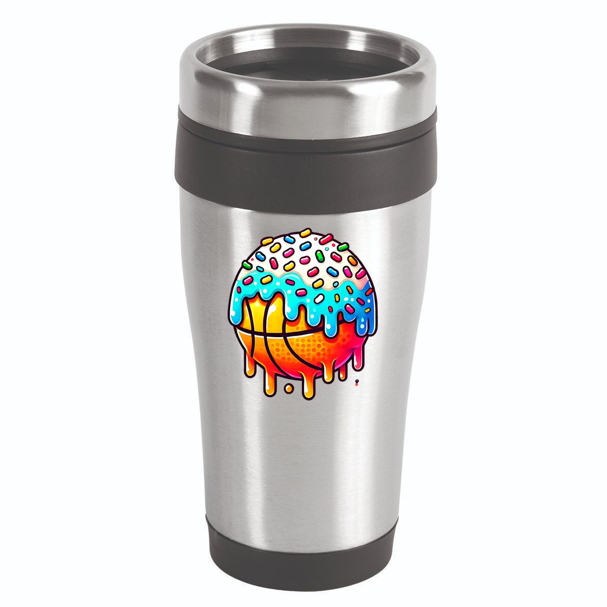 Ice Cream Basketball Drip  Basketball Stuff 16oz Travel Tumbler