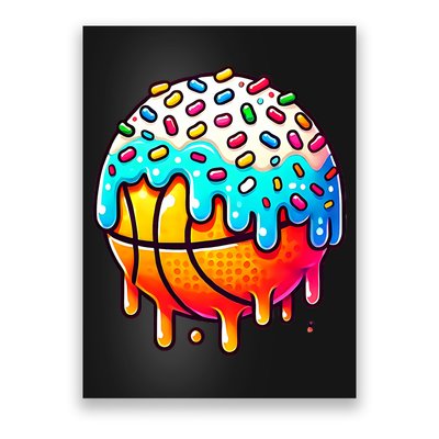 Ice Cream Basketball Drip  Basketball Stuff Poster