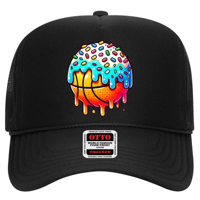 Ice Cream Basketball Drip  Basketball Stuff Trucker Hat